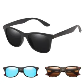2023 QUICK Polarized Sunglasses Silver Men Women Driving Shades Male Vintage Sun Glasses Spuare Mirror Summer UV400 Colors Gift