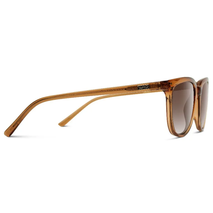 ABNER Unisex Polarized Sunglasses in Crystal Brown by WMP Eyewear