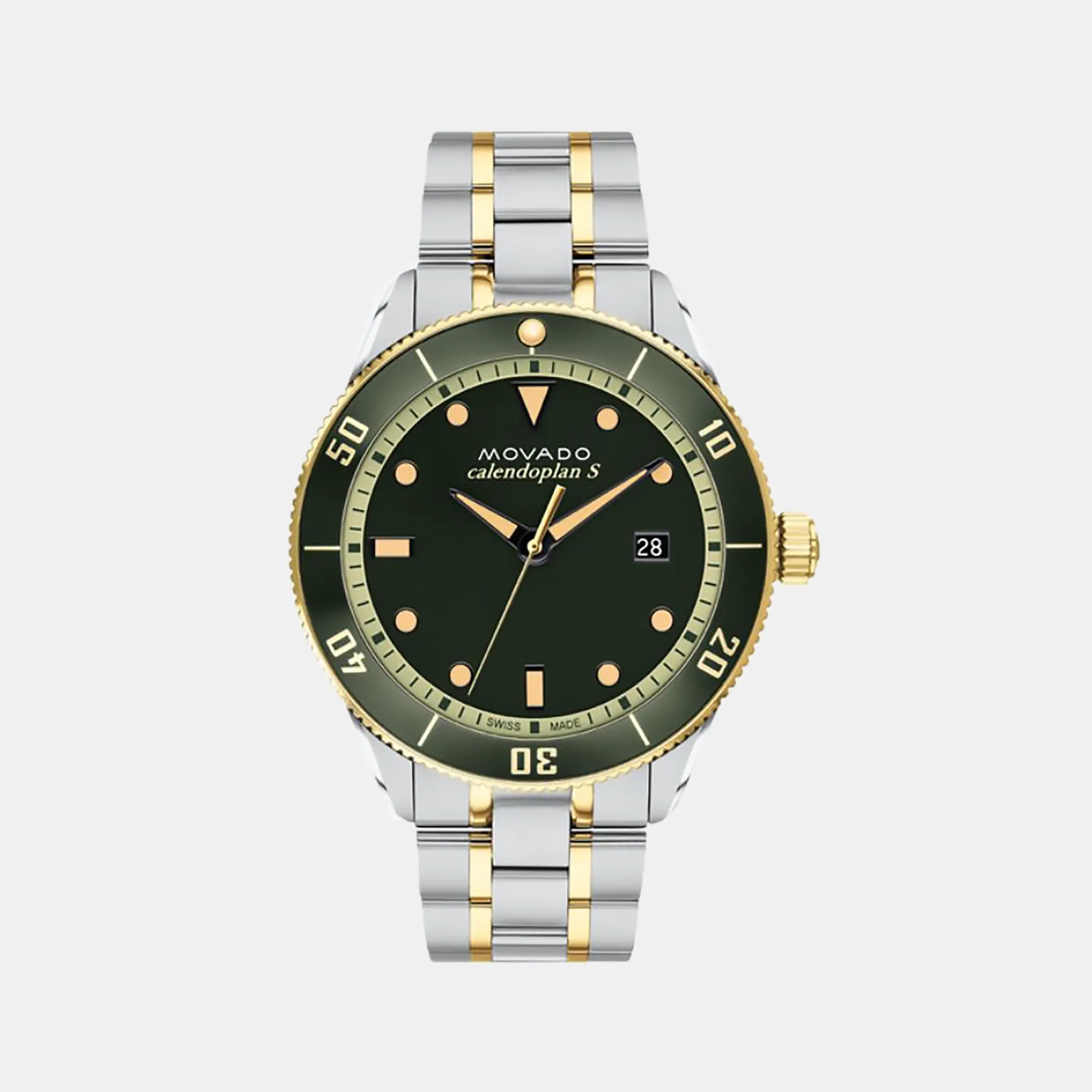 Heritage Series Men Green Analog Stainless Steel Watch 3650127