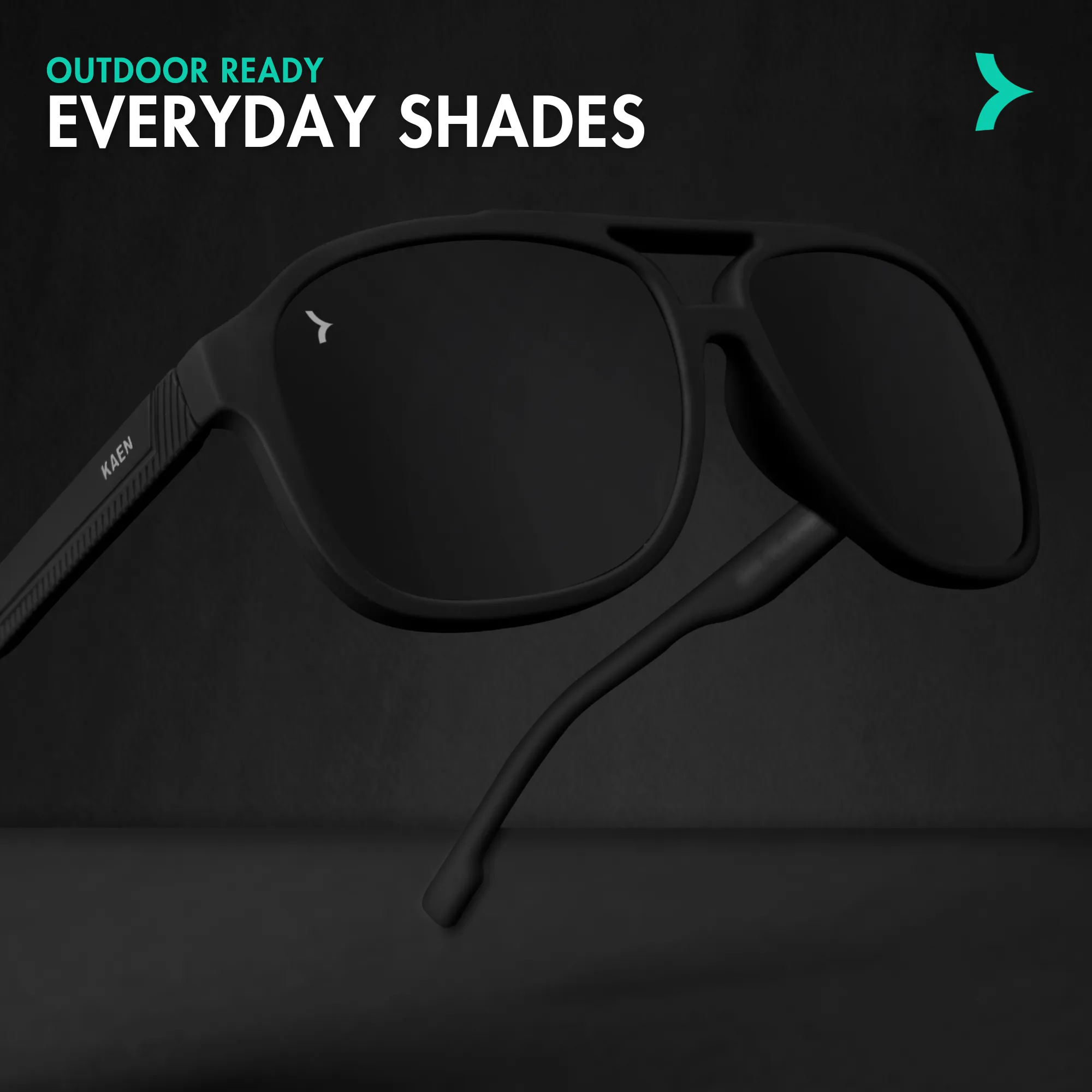 Klay Black Power Sunglasses