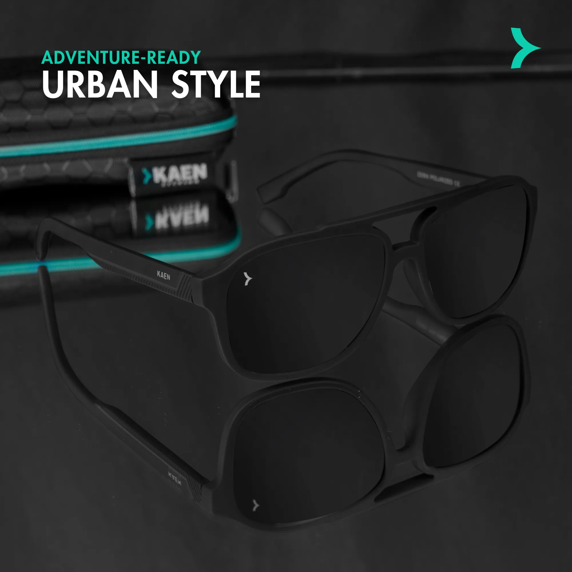 Klay Black Power Sunglasses