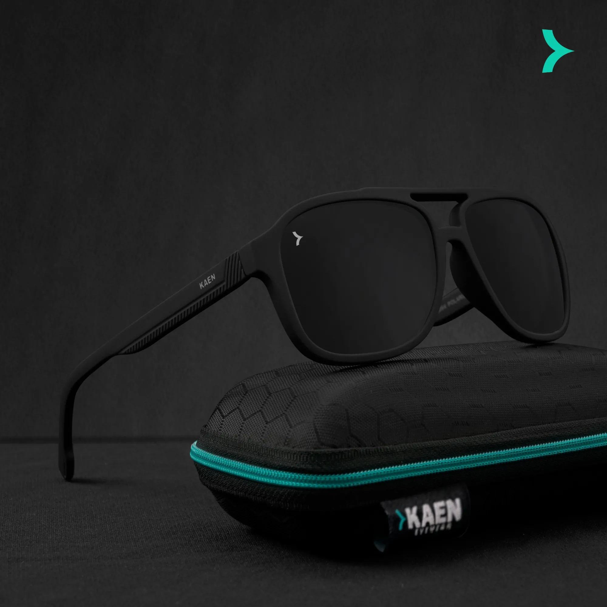 Klay Black Power Sunglasses