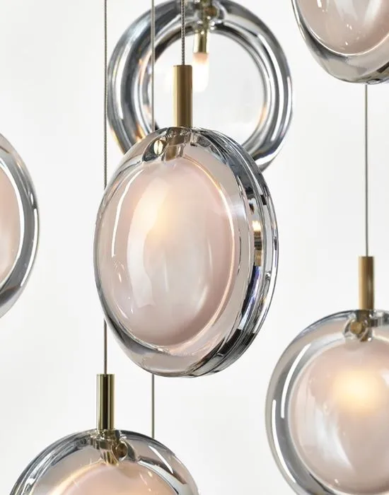 Lens pendant light