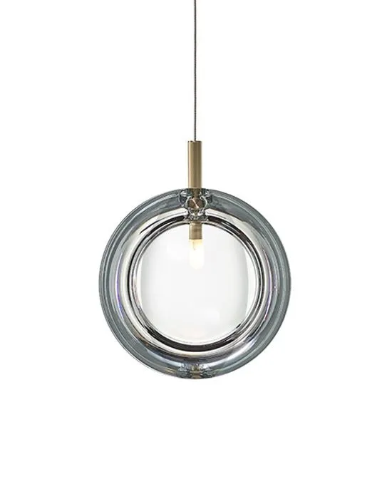 Lens pendant light