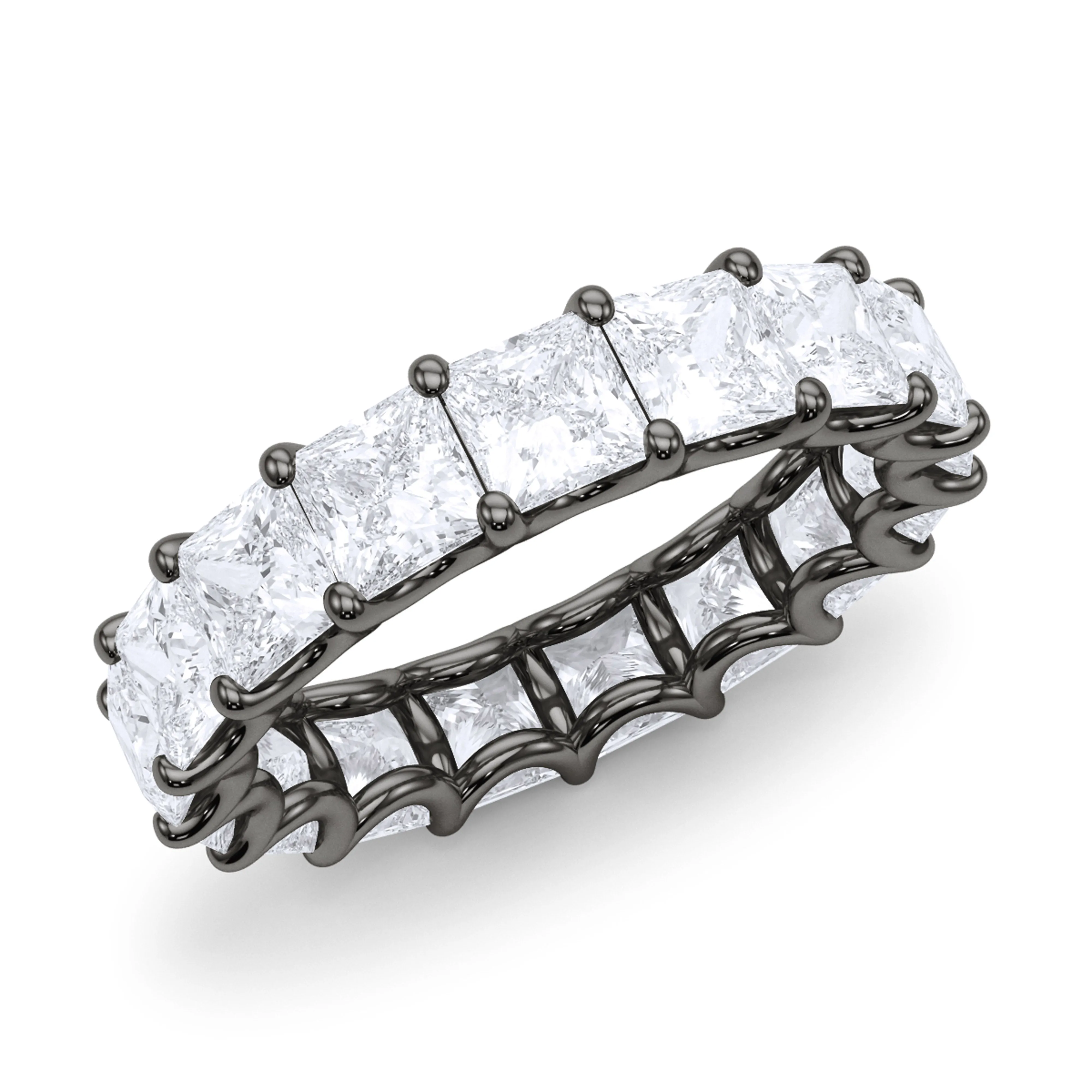 Princess Cut Diamond Eternity Band