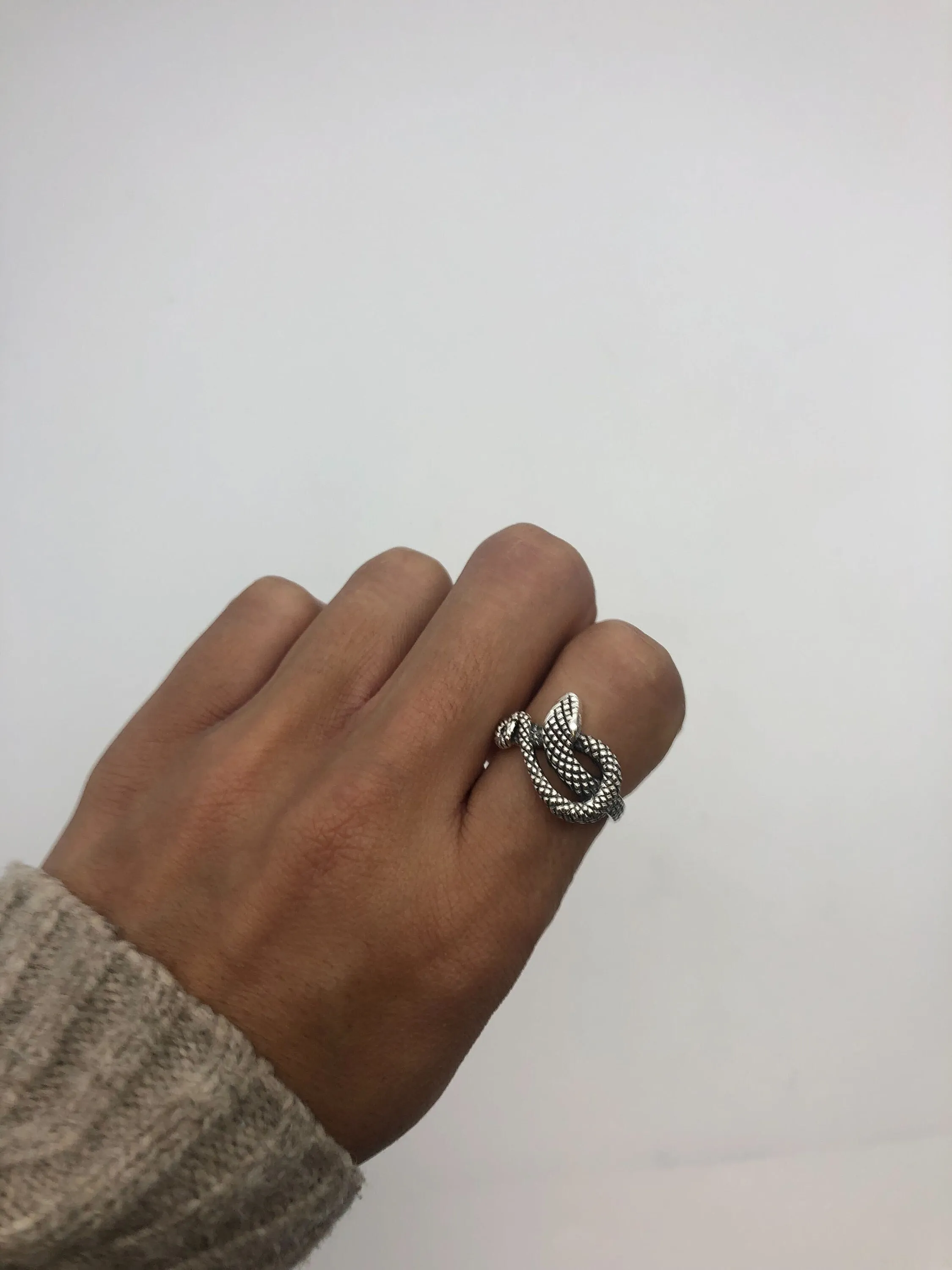Silver Snake Ring - Python Ring - Snake Lover Ring