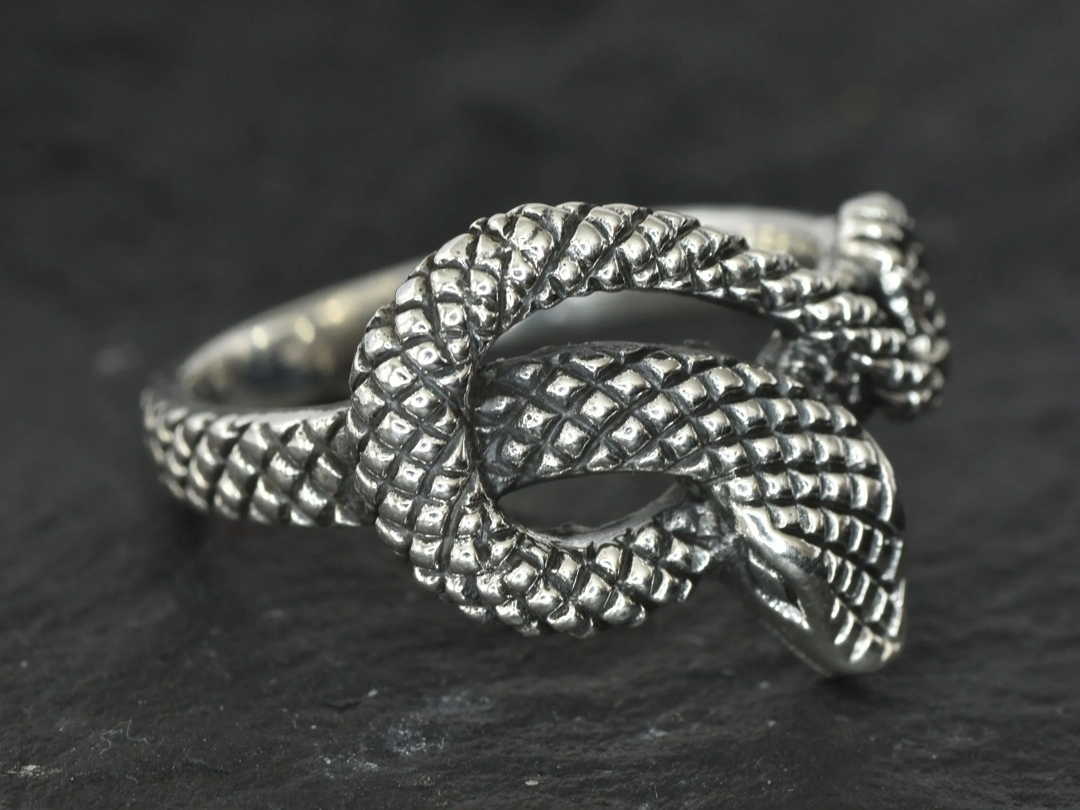 Silver Snake Ring - Python Ring - Snake Lover Ring