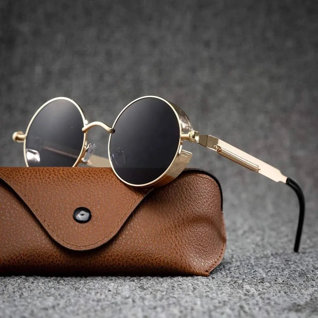Steampunk Metal Sunglasses For Men & Women