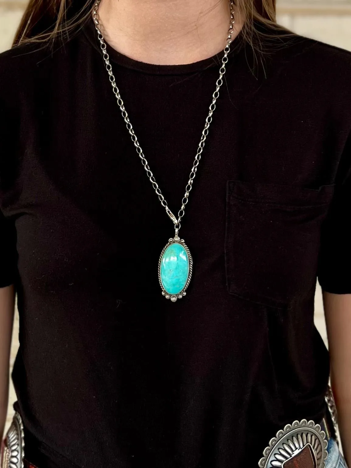 Toggle With Me Turquoise Necklace